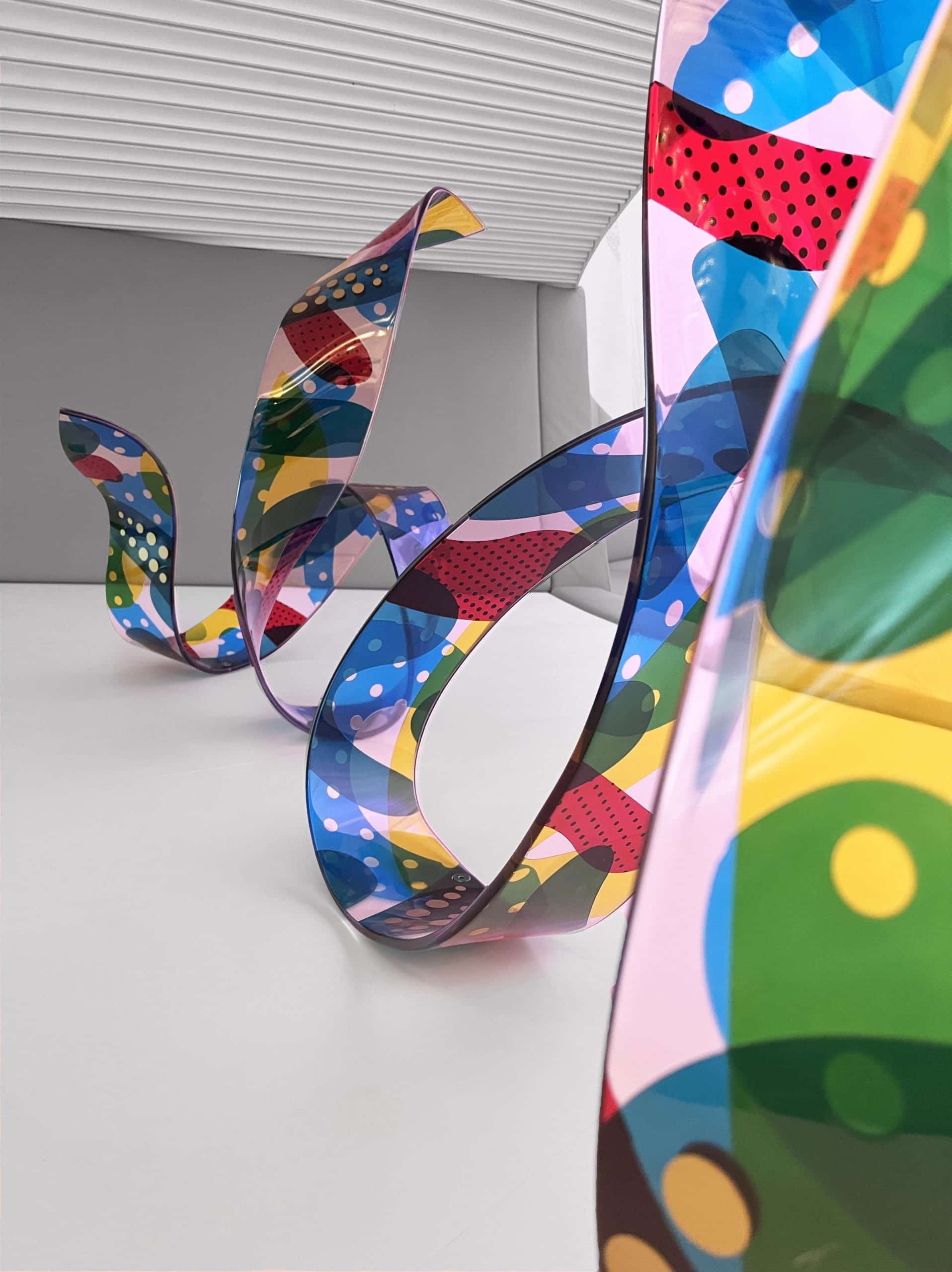 Recylcable art by Spared x Volume Creative for Virgin Voyages