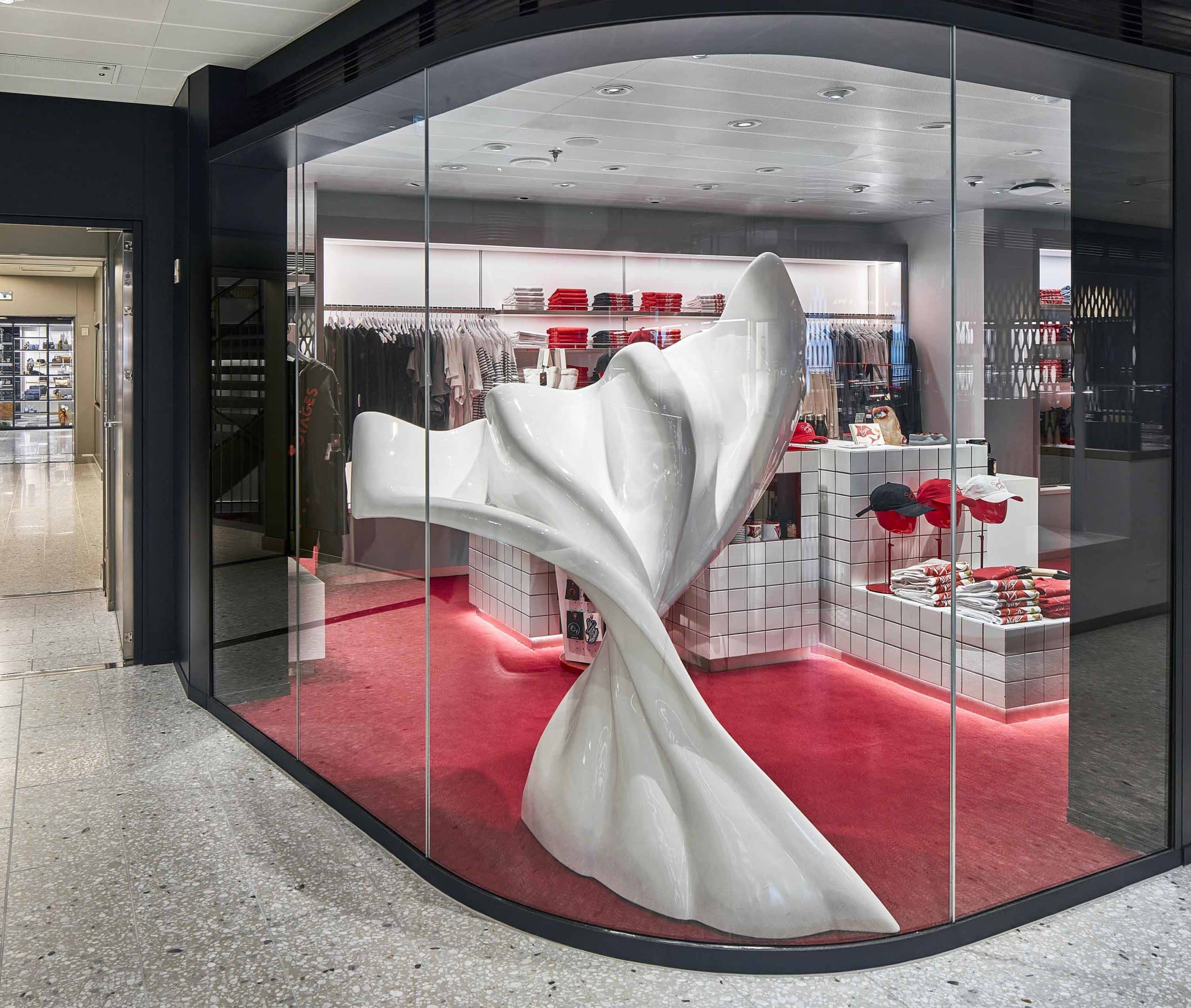 large-scale recycled 3d printed sculpture