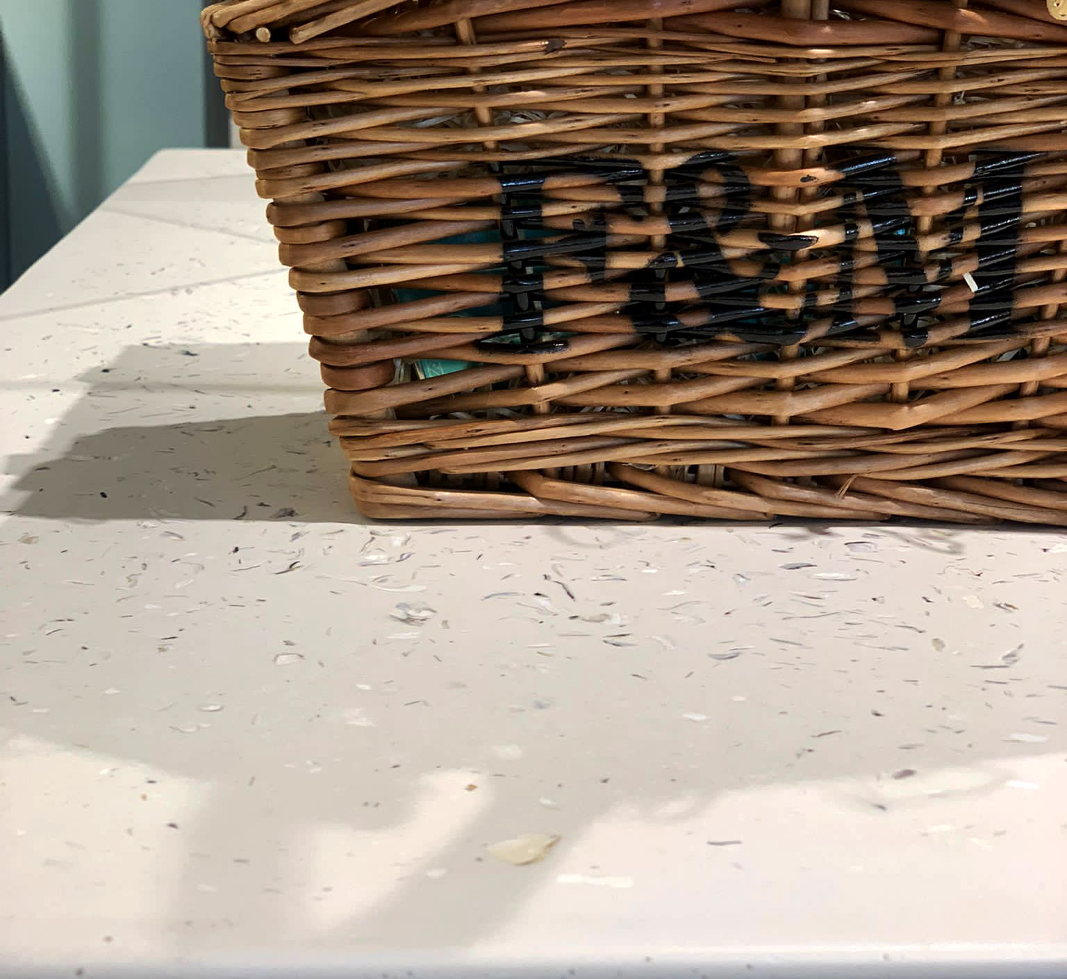 Sustainable Retail Design at Fortnum & Mason - fixtures made from shell waste