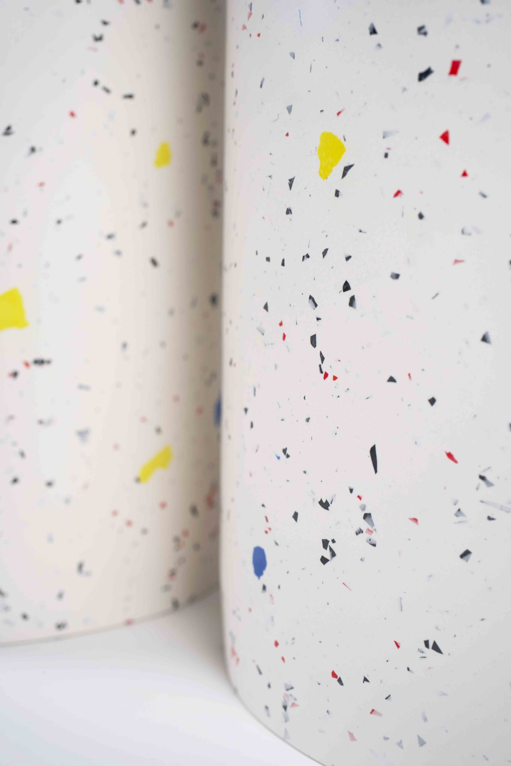 a close up of a Spared Tables made from Plastic waste