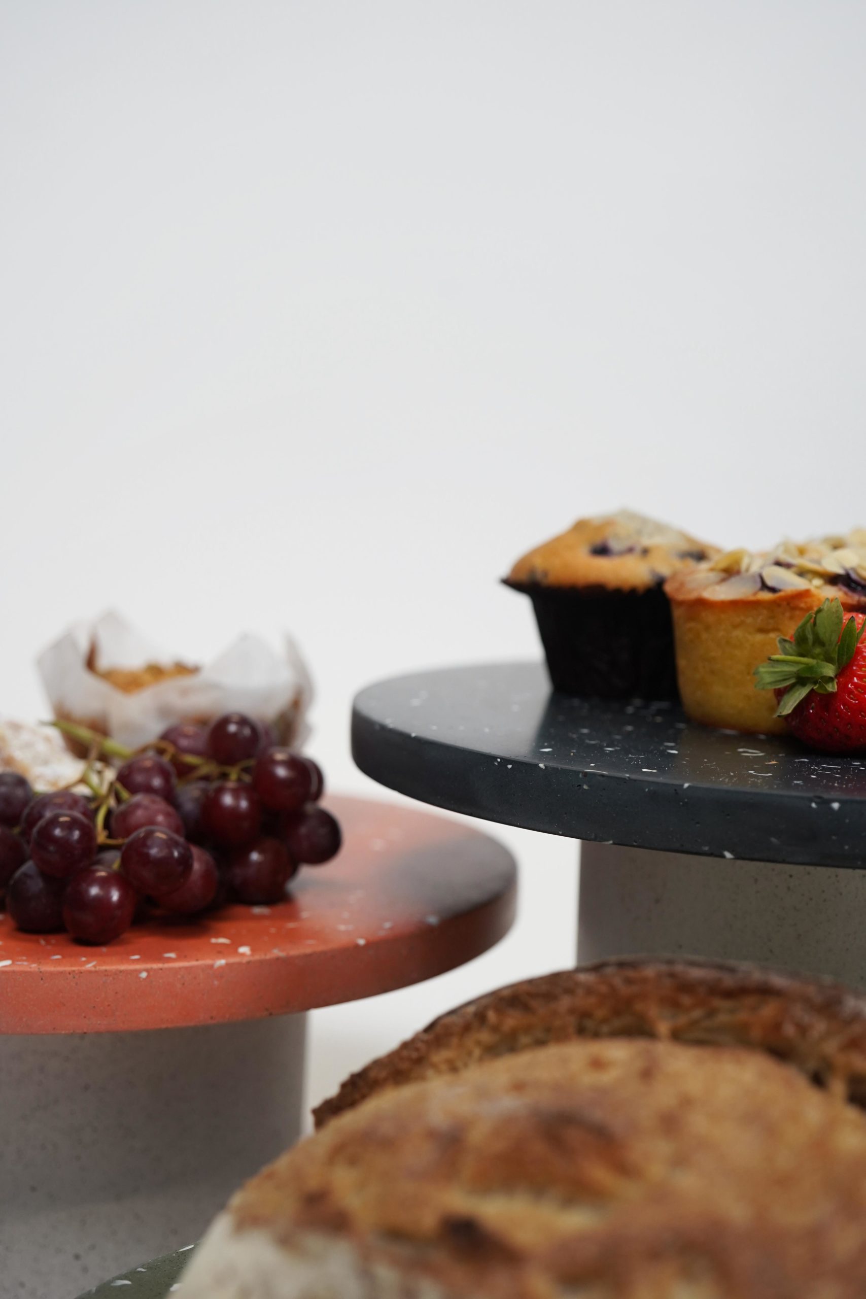 Coffee waste cake stands