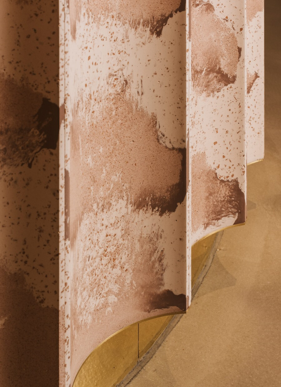 Spared reception desk detail